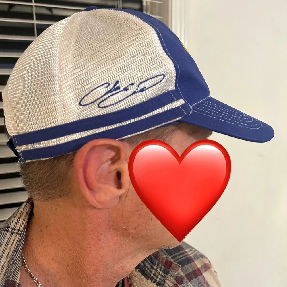 NAPA Racing Snapback‎ Trucker Hat Chase Elliott 24 Hendrick Motors Blue Wht Mesh
